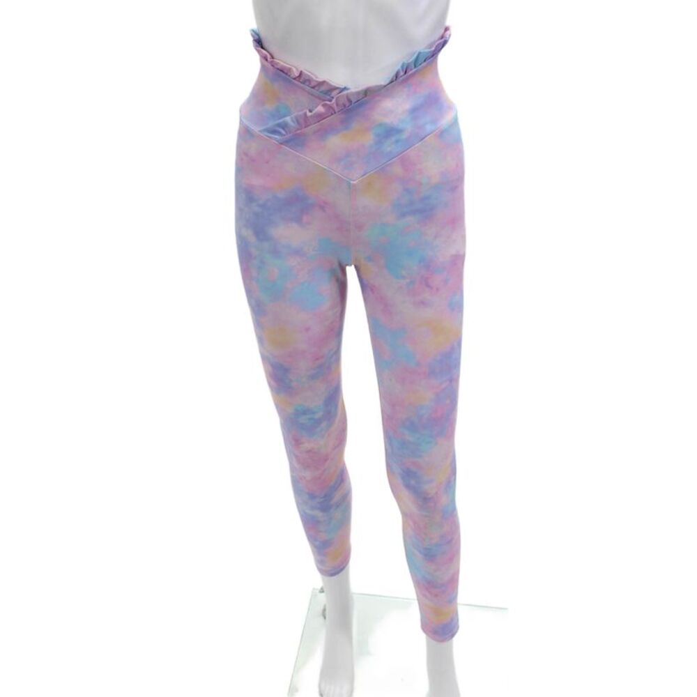 Love Shack Fancy Women Light Blue Ankle Leggings Size M